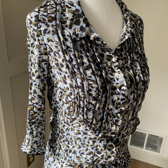 Zadig & Voltaire Raspail Leo Dress Blue Size S - Picture 8 of 12